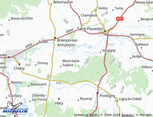 MICHELIN Bouilly map - ViaMichelin