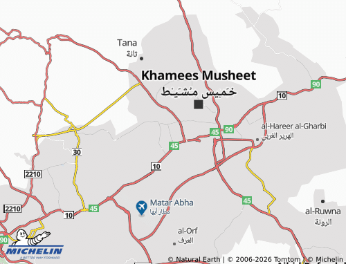 MICHELIN-Landkarte al-Rabee' - ViaMichelin