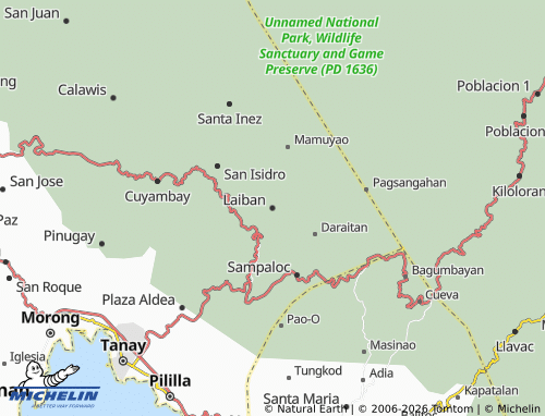 MICHELIN Laiban map - ViaMichelin
