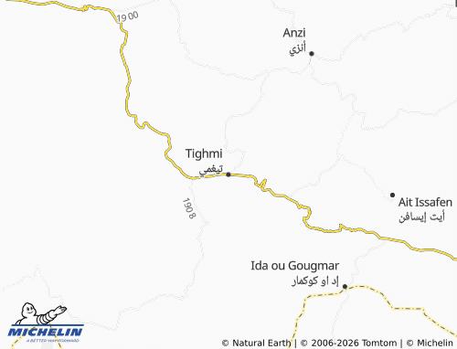 MICHELIN Teeghmi map - ViaMichelin