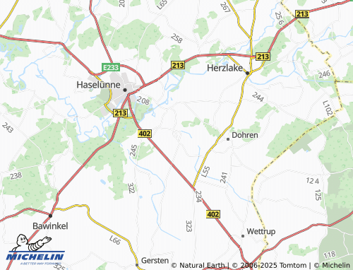 MICHELIN-Landkarte Lage - ViaMichelin