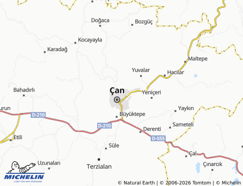 Mappa MICHELIN Osmanefendi - ViaMichelin