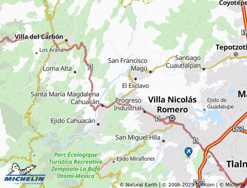 Mapa MICHELIN Colonia San Miguel - ViaMichelin