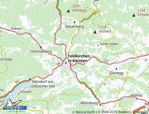 MICHELIN-Landkarte Tschwarzen - ViaMichelin