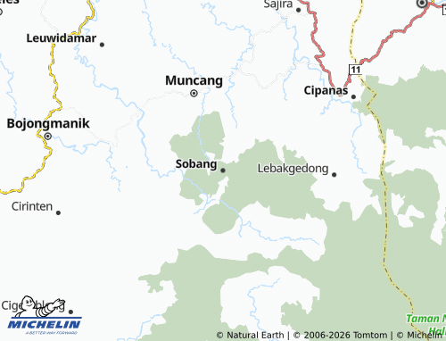 MICHELIN Sobang map - ViaMichelin