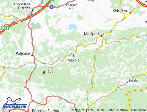 Carte MICHELIN Makole - ViaMichelin