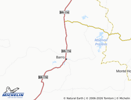 Mapa MICHELIN Xique-Xique - ViaMichelin
