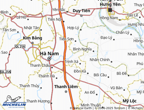 MICHELIN Tiên Hải map - ViaMichelin