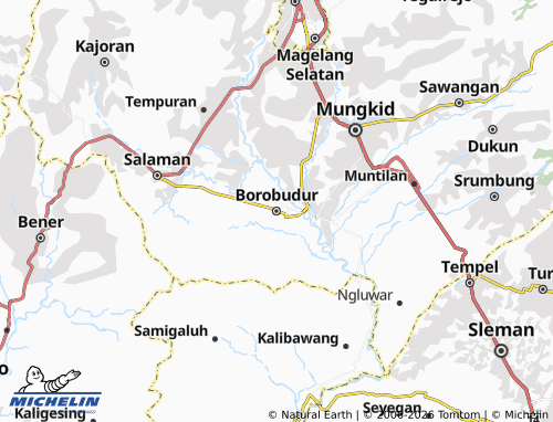 MICHELIN-Landkarte Borobudur - ViaMichelin