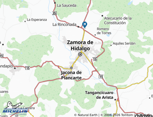 Mappa MICHELIN Valle Esmeralda - ViaMichelin