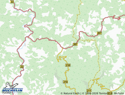 Mapa MICHELIN Jošanička Banja - ViaMichelin