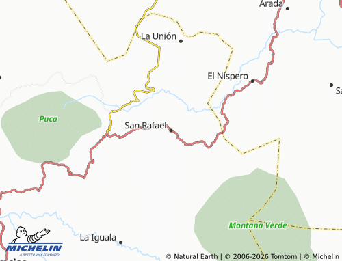 MICHELIN San Rafael map - ViaMichelin