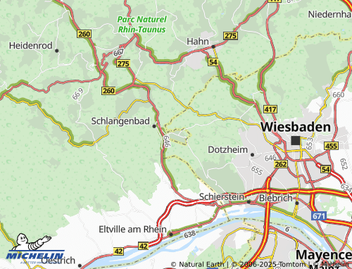 MICHELIN-Landkarte Georgenborn - ViaMichelin