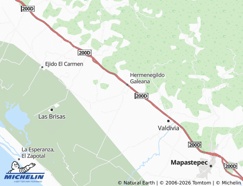 Mappa MICHELIN Jericó Miguel Alemán Valdez - ViaMichelin