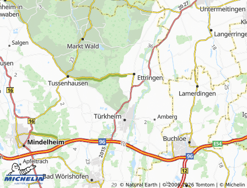 MICHELIN Berg map - ViaMichelin