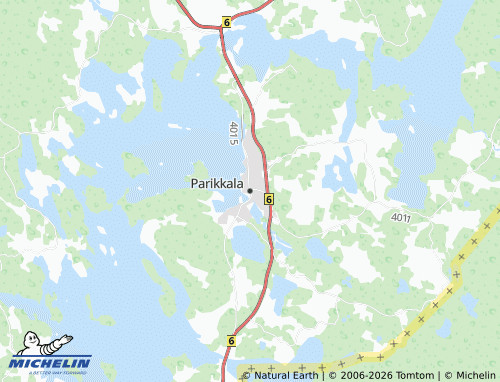 MICHELIN-Landkarte Parikkala - ViaMichelin