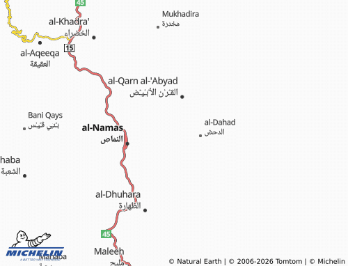 MICHELIN-Landkarte al-Khadhira - ViaMichelin