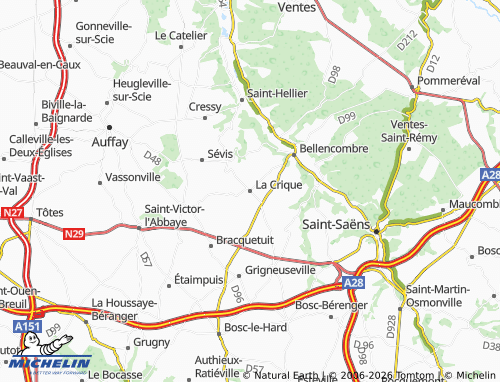 Mapa MICHELIN La Crique - ViaMichelin