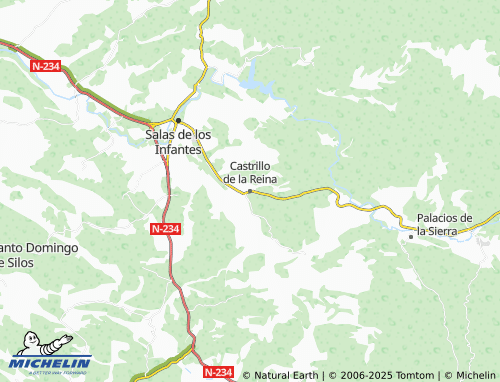 MICHELIN Castrillo de la Reina map - ViaMichelin