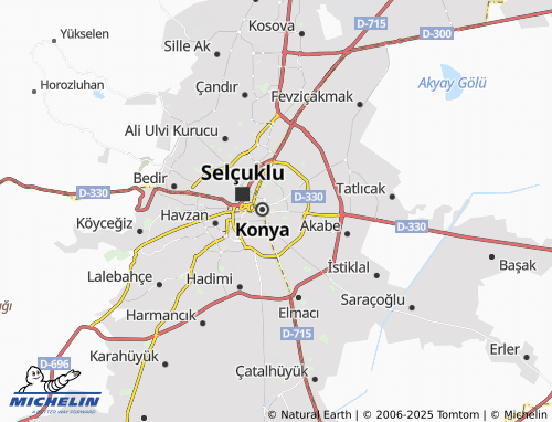 MICHELIN Aziziye map - ViaMichelin