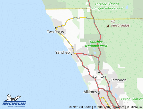 MICHELIN Yanchep map - ViaMichelin