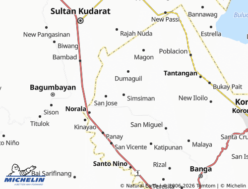 MICHELIN Simsiman map - ViaMichelin