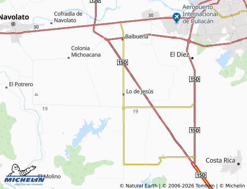 Mappa MICHELIN Lo de Jesús - ViaMichelin