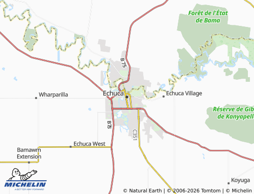 MICHELIN Echuca map - ViaMichelin