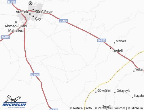 Mapa MICHELIN Akdilek - ViaMichelin