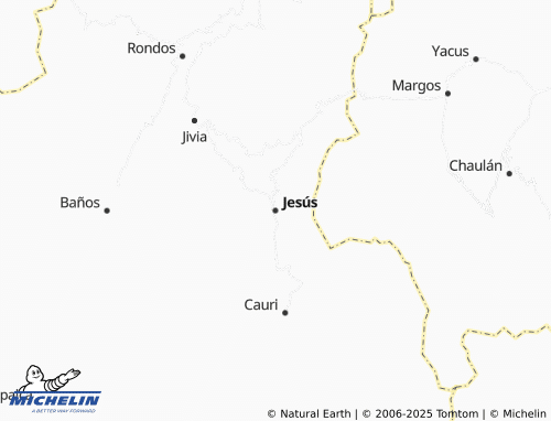 MICHELIN Jesús map - ViaMichelin