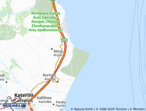 MICHELIN Alyki map - ViaMichelin