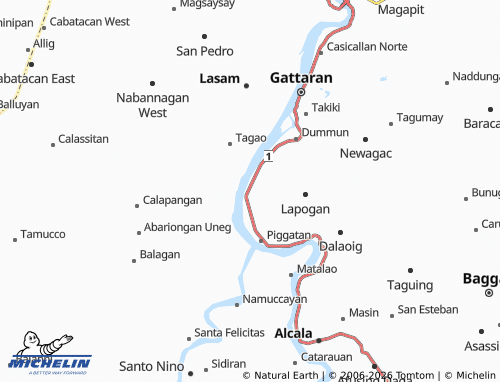 MICHELIN Nassiping map - ViaMichelin