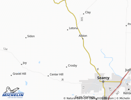 Carte MICHELIN Mount Pisgah - ViaMichelin