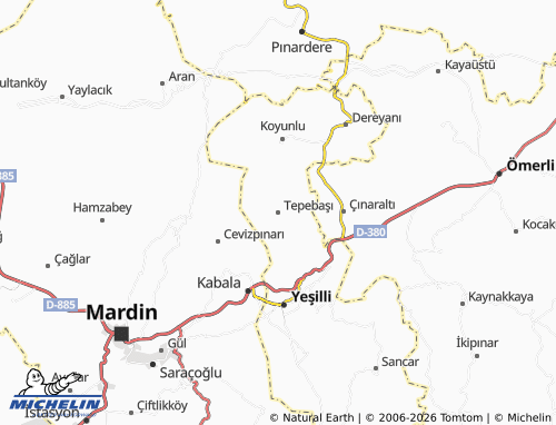 Mappa MICHELIN Tepebaşı - ViaMichelin