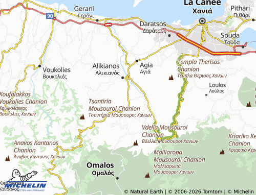 MICHELIN Skines map - ViaMichelin