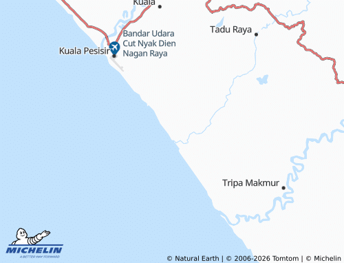 Mappa MICHELIN Kuala Tadu - ViaMichelin
