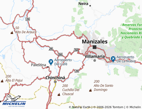 Carte MICHELIN El Rosario - ViaMichelin