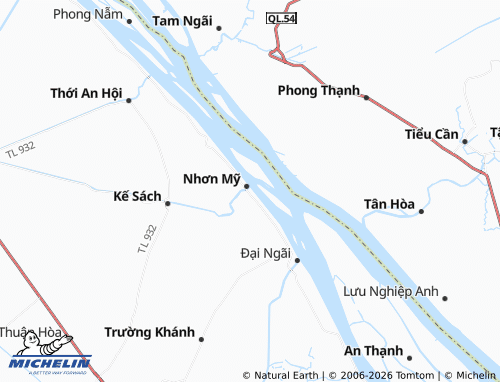 Mapa MICHELIN Song Phụng - ViaMichelin