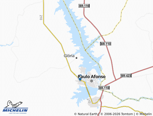 MICHELIN Glória map - ViaMichelin