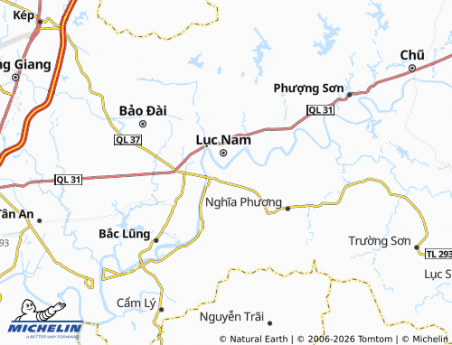 Mapa MICHELIN Cương Sơn - ViaMichelin