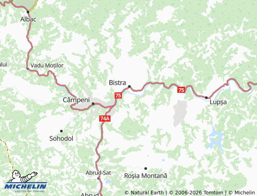 Mapa MICHELIN Lunca Merilor - ViaMichelin