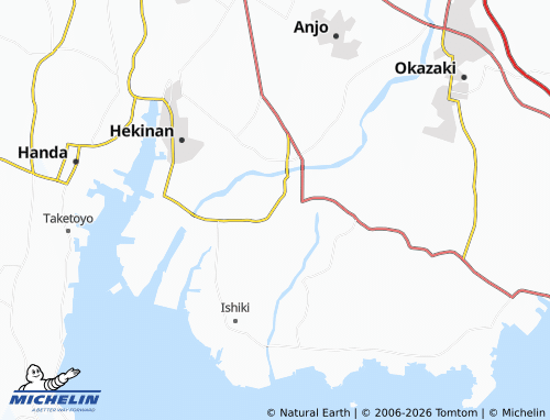 MICHELIN Nisho map - ViaMichelin