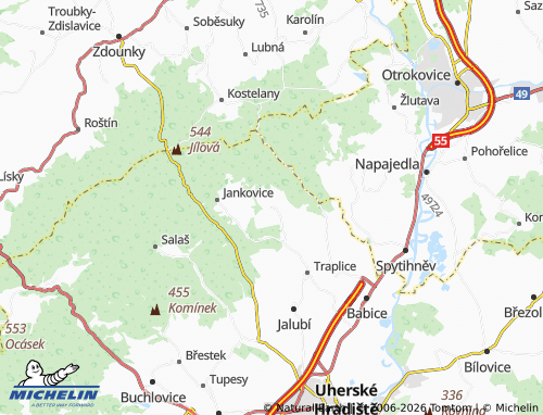 Mappa MICHELIN Košíky - ViaMichelin