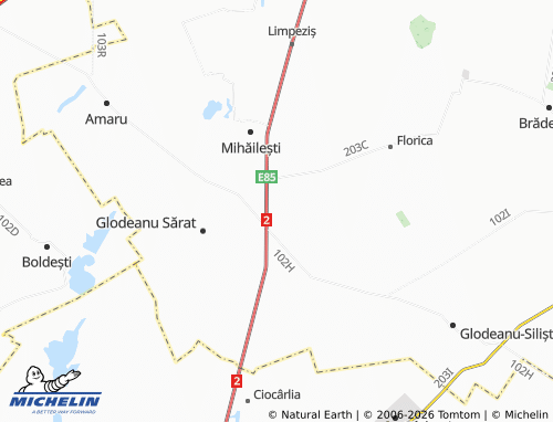 Mapa MICHELIN Căldărușeanca - ViaMichelin