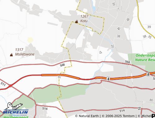 MICHELIN Ga-Rankuwa map - ViaMichelin