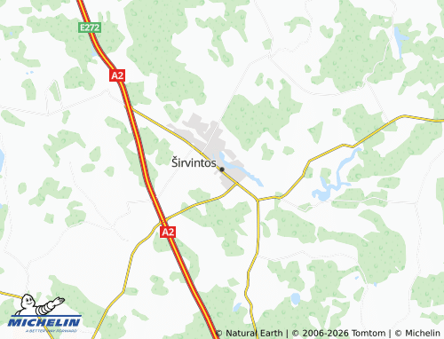 Mappa MICHELIN Širvintos - ViaMichelin