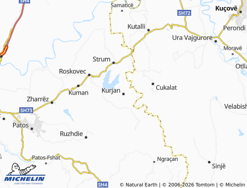 Mapa MICHELIN Kurjan - ViaMichelin