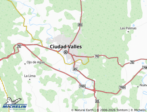 MICHELIN Lomas Oriente map - ViaMichelin