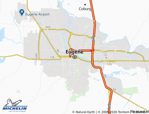 Kaart MICHELIN Eugène - ViaMichelin
