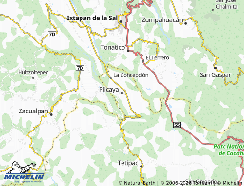 Mapa MICHELIN Pilcaya - ViaMichelin